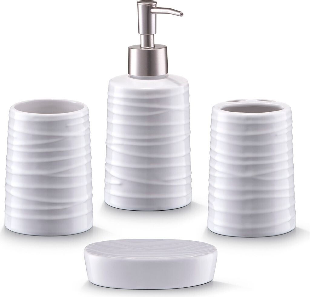 Zeller Badset bathroom set 4 pcs. white(18266)