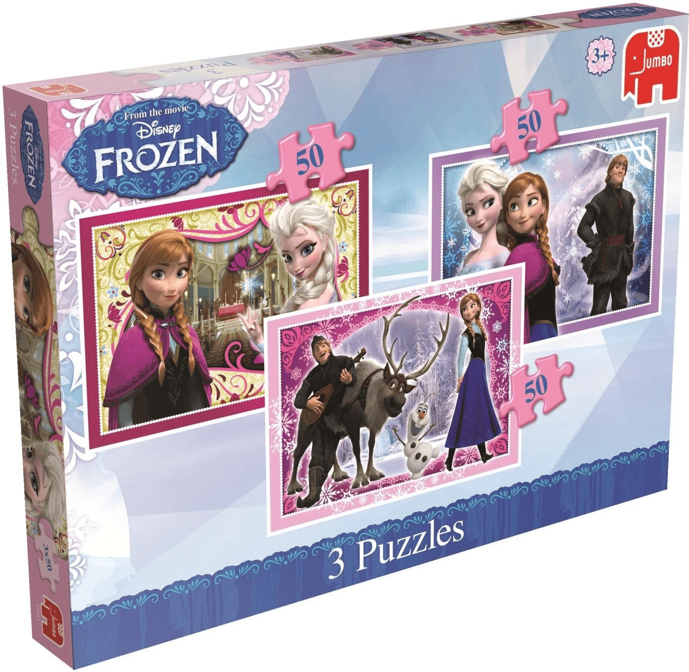 Jumbo Disney Frozen 3 Puzzles