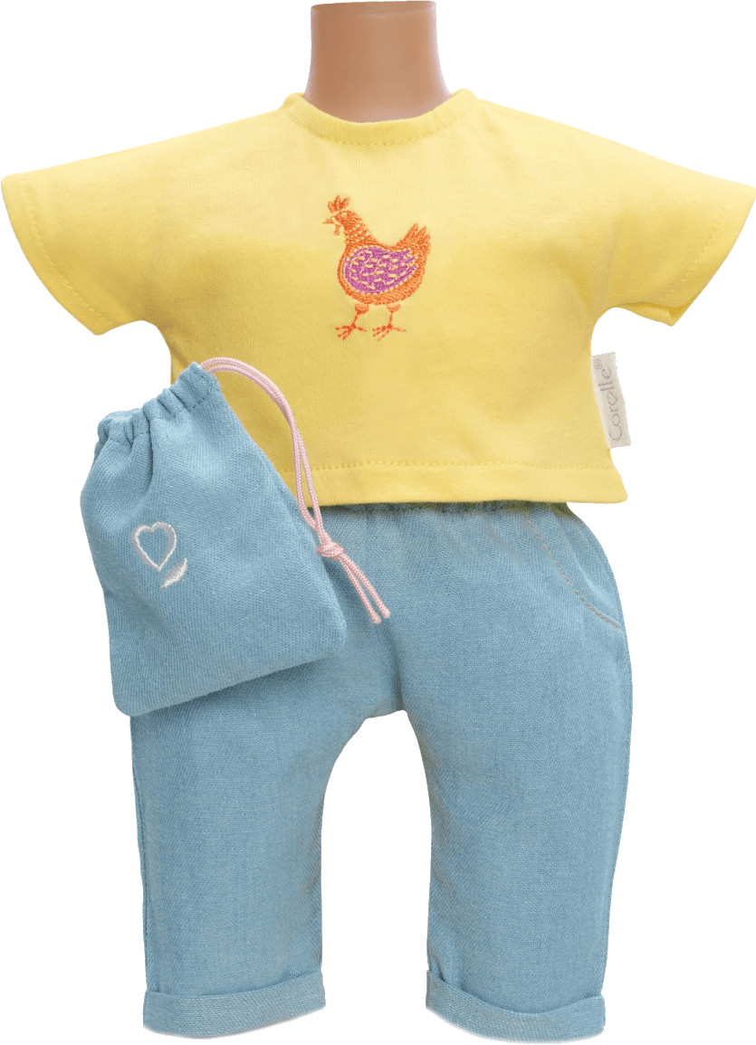Corolle Ensemble Pantalon Côté Soleil pour poupon 30cm (BLM42)