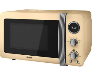 Swan retro outlet microwave cream