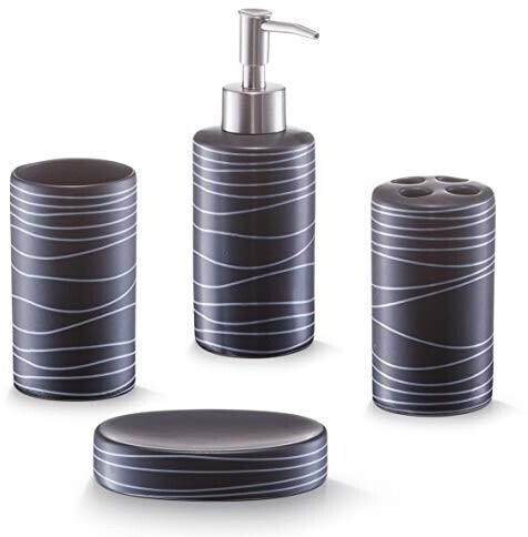 Zeller Wave bathroom accessory set  (18252)