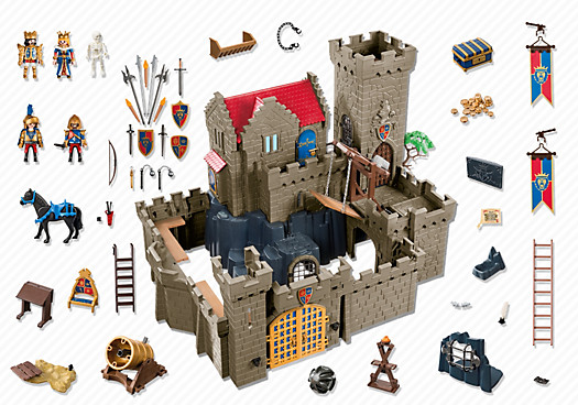 Soldes Playmobil Château des chevaliers du lion impérial (6000