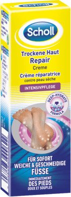 Scholl Crème régénératrice pieds secs (60 ml)