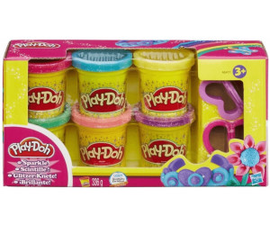 Hasbro A5417EU8 Play-Doh Glitzerknete für fantasievolles und kreatives Spielen 