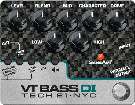 Photos - Effects Pedal Tech 21 SansAmp Character Series VT Bass DI 