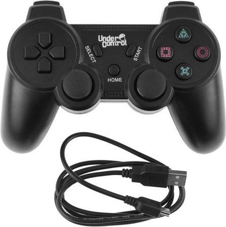 Under Control Manette PS3 Bluetooth noire