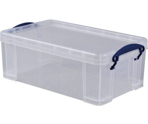 6 x Really Useful Box Aufbewahrungsbox 2,5 Liter inkl Deckel transparent 