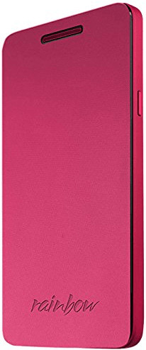 Wiko Folio coque support rose (Rainbow)