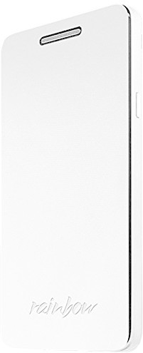 Wiko Folio coque support blanc (Rainbow)