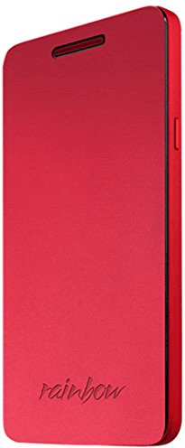 Wiko Folio coque support corail (Rainbow)