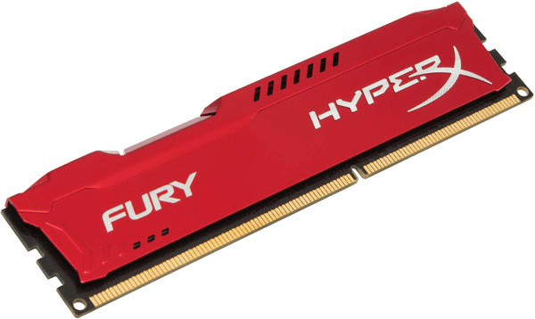 HyperX Fury Red 8Go DDR3-1600 CL10 (HX316C10FR/8)