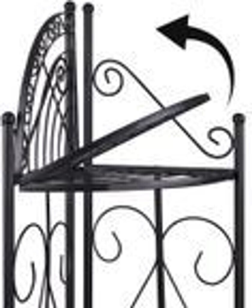 Dema Dema Nostalgie Eck-Pflanzenregal 5 Böden (46996) - side view