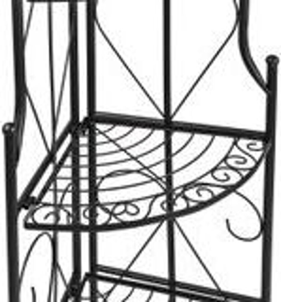 Dema Dema Nostalgie Eck-Pflanzenregal 5 Böden (46996) - back view