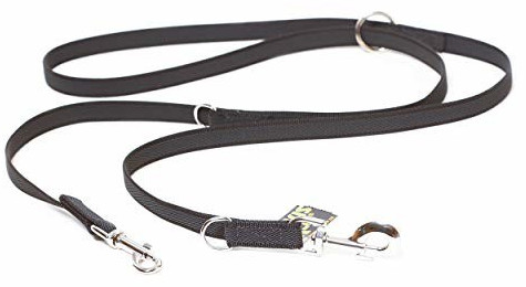 Julius K-9 Laisse double caoutchoutée (220 cm/20 mm)