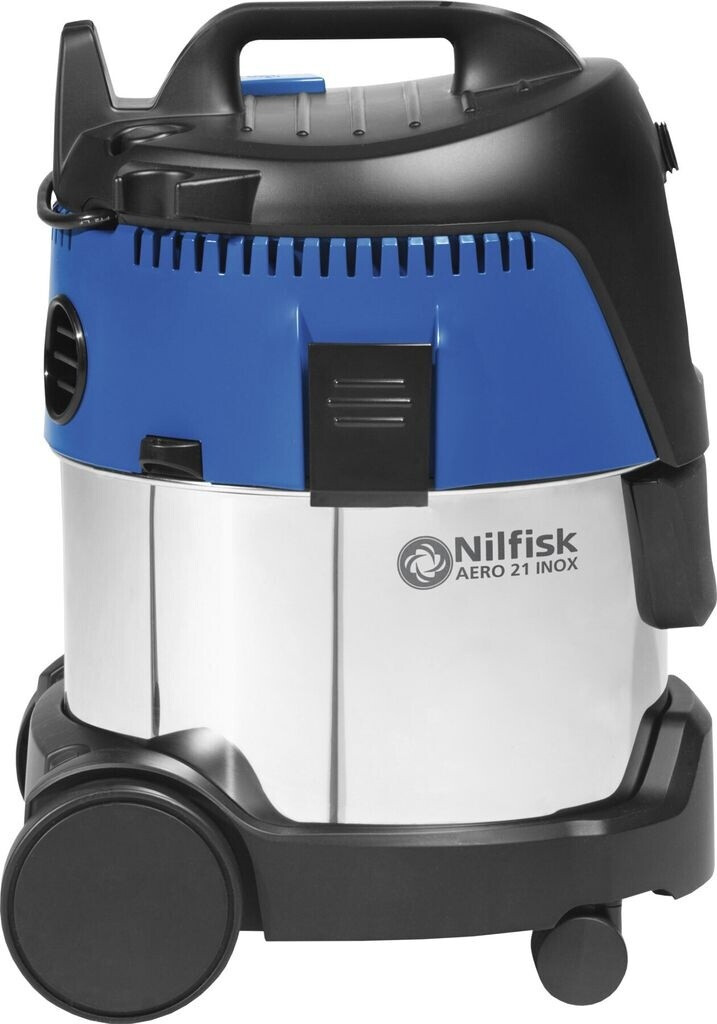 Aspirateur Nilfisk AERO 21-21 PC INOX - Puissance 21 KPa, Sec Et Humide, Réservoir Inox