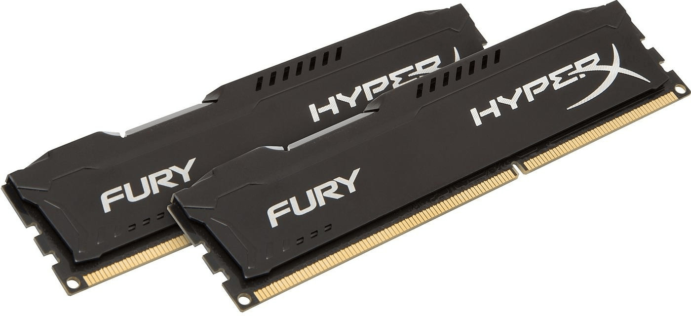 HyperX Fury Black 8Go Kit DDR3-1333 CL9 (HX313C9FBK2/8)