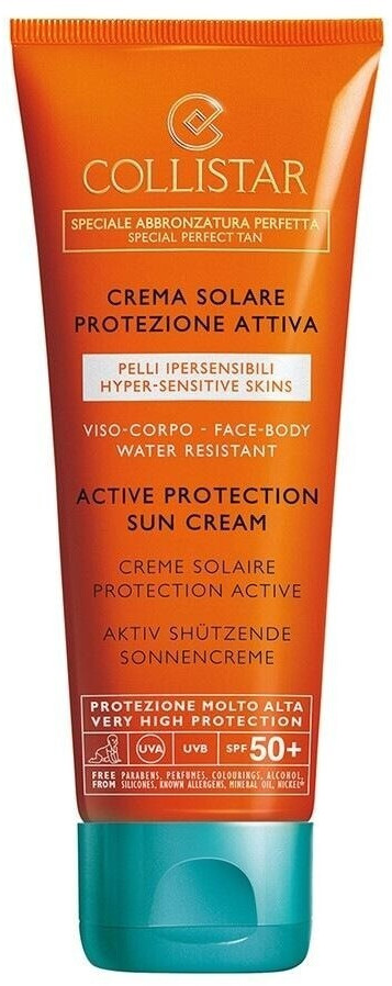 Collistar Crème bronzante protection active SPF 50+ (100 ml)