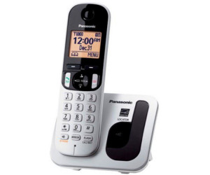 Panasonic KX-TGC210 Téléphone fixe sans fil Gris/Noir