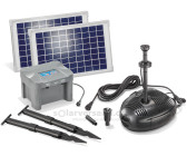 Kit pompe solaire bassin avec batterie et led 160L-5W