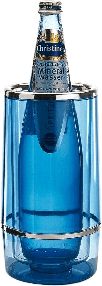 APS Germany Refroidisseur de bouteille acrylique bleu