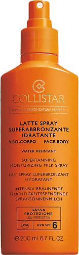 Collistar Supertanning Moisturizing Milk Spray SPF 6 (200 ml)