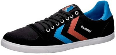 Hummel Slimmer Stadil Low Canvas black/brilliant blue/ribbon red