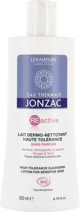 Eau thermale Jonzac Reactive Lait dermo-nettoyant haute tolérance (200 ml)
