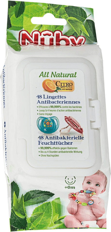 Nuby Lingettes Citroganix (48 pièces)