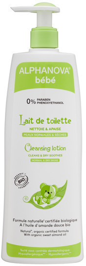 Alphanova Lait corporel bio pour bébé 500 ml