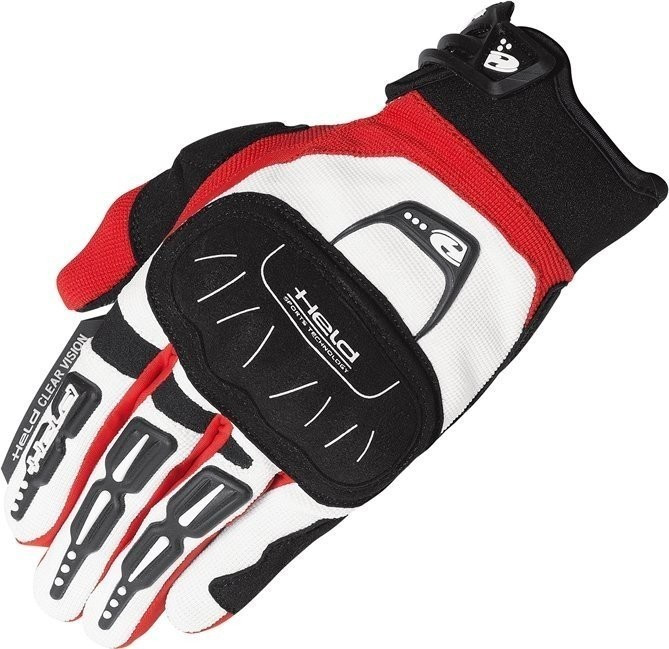 Held Gants Backflip blanc/rouge