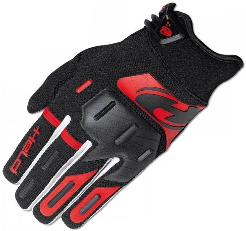 Held Gants Hardtack noir/rouge