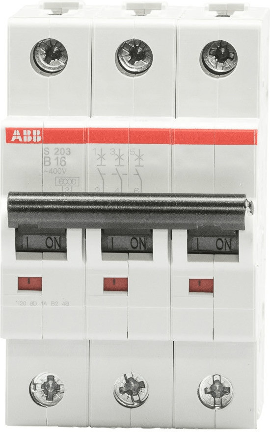 ABB S203-B16 16A Sicherungsautomat B 3-polig