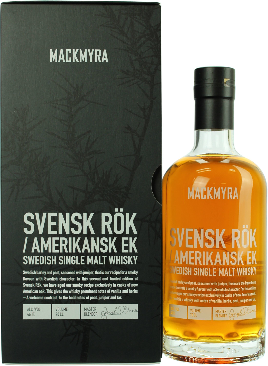 Mackmyra Svensk Rök 0,5 L 46,1 %