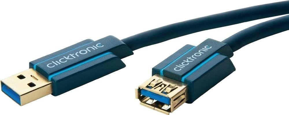 Clicktronic Rallonge USB 3.0 type A 3m (70120)
