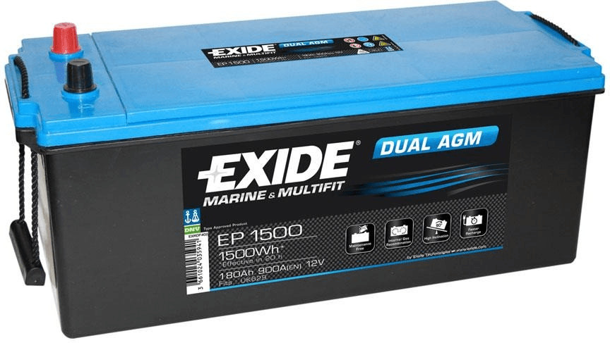 Exide 12V 180Ah EP1500