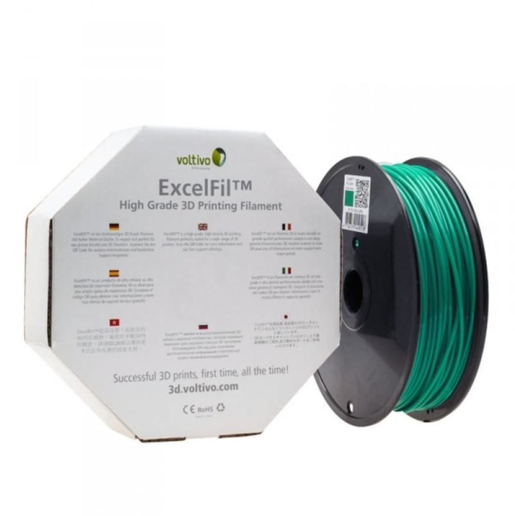 Voltivo ExcelFil ABS-Filament vert (EF-ABS-300-LGREE)