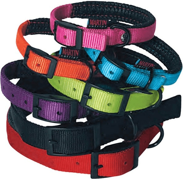 Martin Sellier Collier droit confort nylon 45 cm x 20 mm