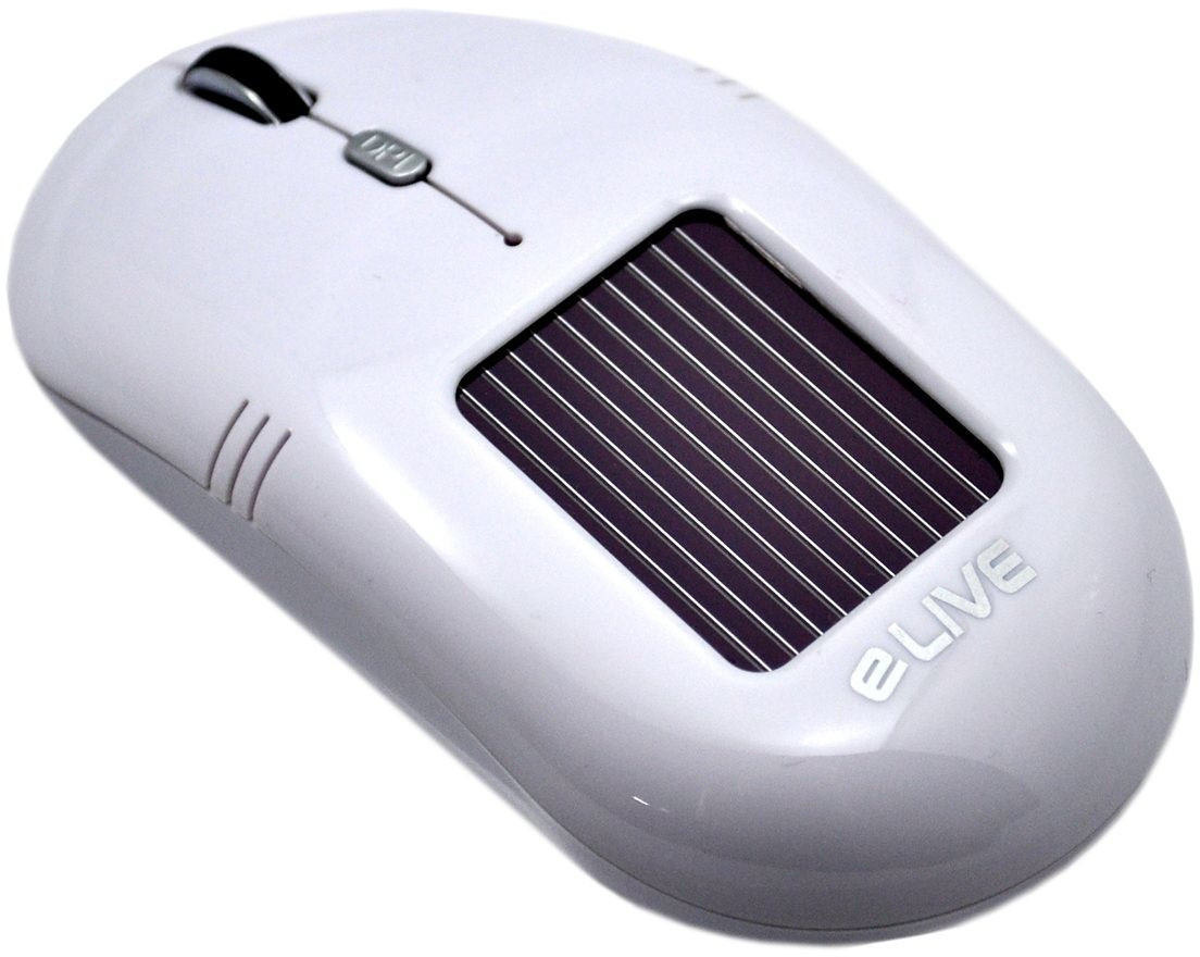 Coolgate eLive Light Souris solaire (blanc)