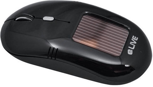 Coolgate eLive Light Souris solaire (noir)