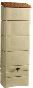 Bellijardin Récupérateur à eau mural 300 L beige