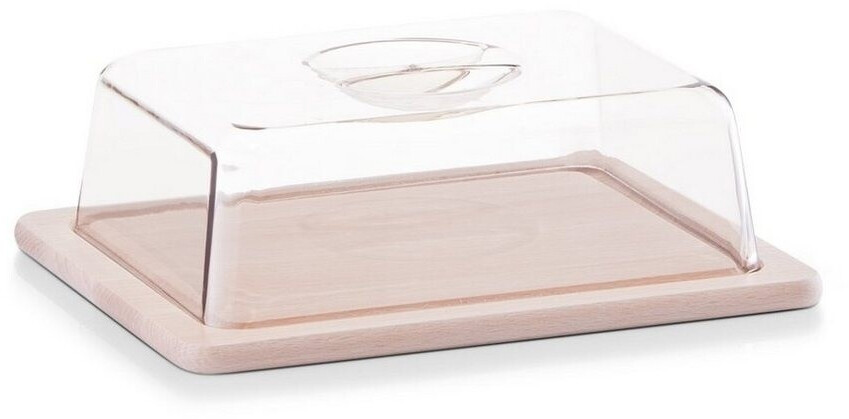 Zeller Cloche à fromage avec dessous en bois 22028