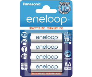 Panasonic eneloop Ready-to-Use BK-3MCCE/4BE 1,2V 1900 mAh (4 St.) au  meilleur prix sur