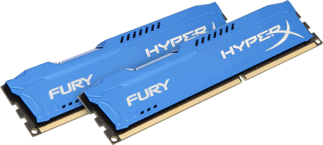 HyperX Fury Blue 8Go Kit DDR3-1866 CL10 (HX318C10FK2/8)