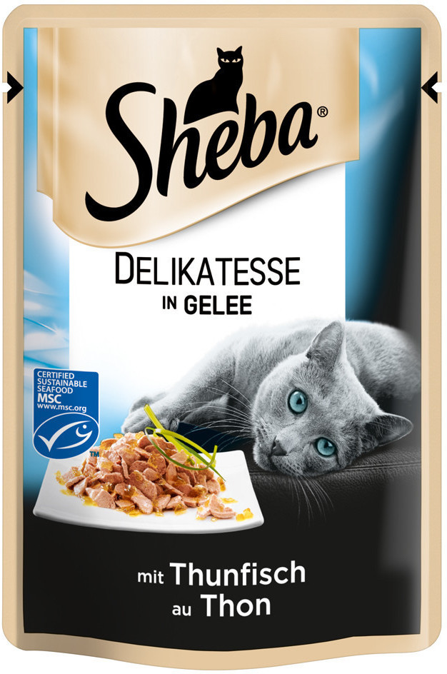 Sheba Delicato avec thon en gelée (85 g)