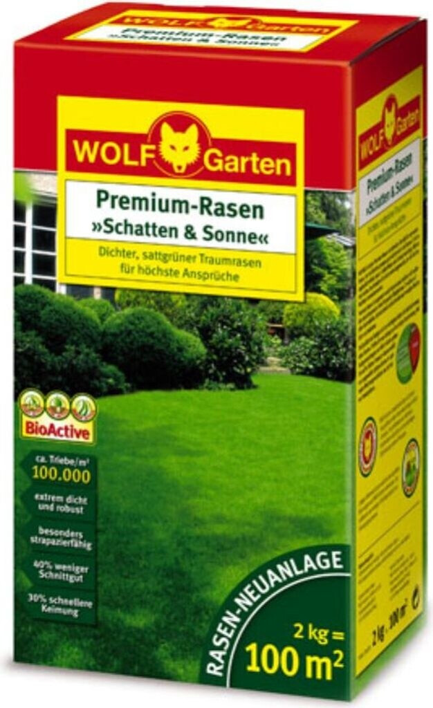 WolfGarten PremiumRasen Schatten & Sonne LP 100 ab € 29