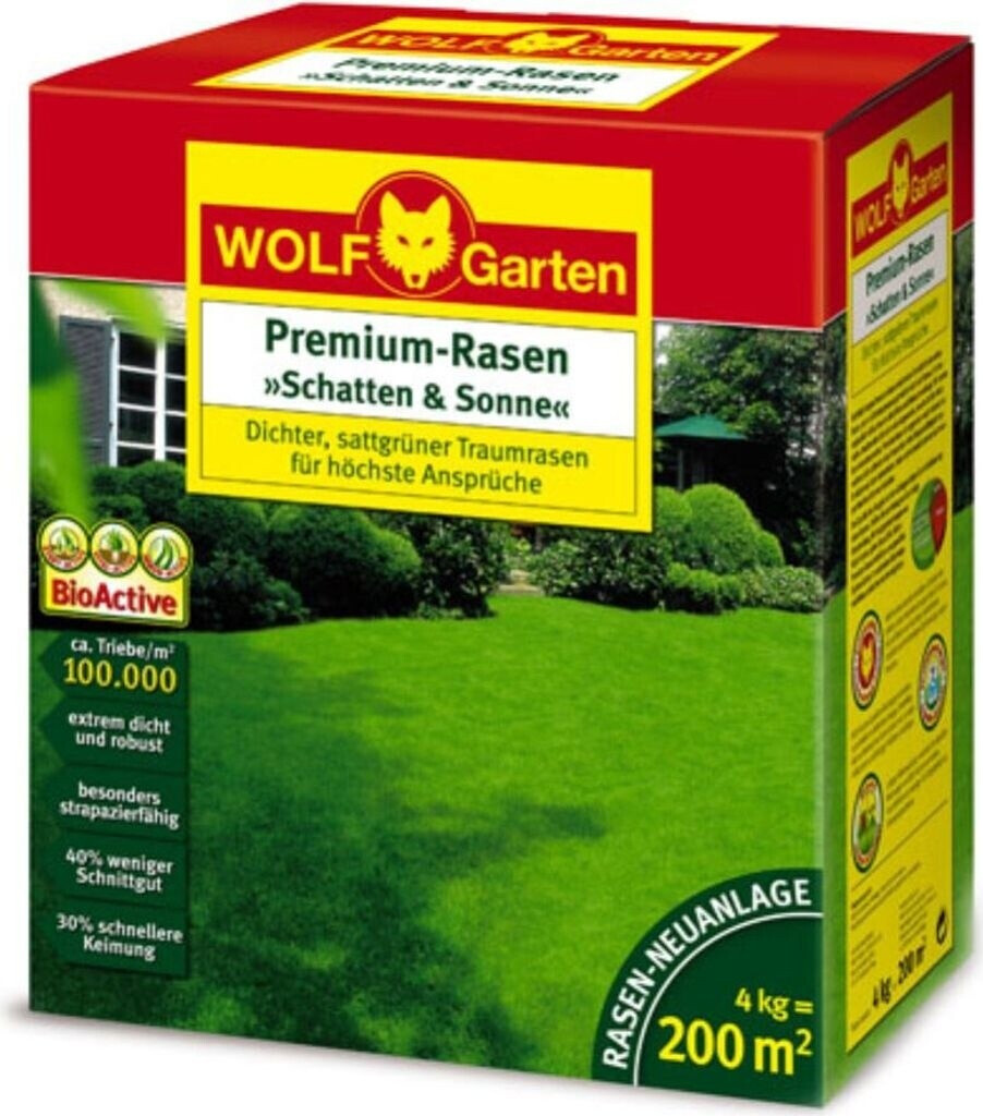 WolfGarten PremiumRasen Schatten & Sonne LP 200 ab € 67,94