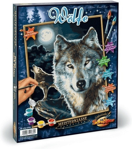 Schipper Peinture par numéros - Loups