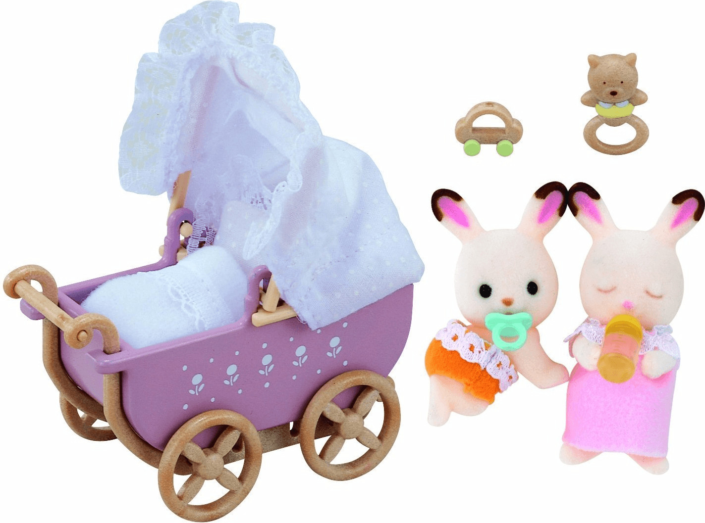 Sylvanian Families Set Chocolate Rabbit Twins (5018)