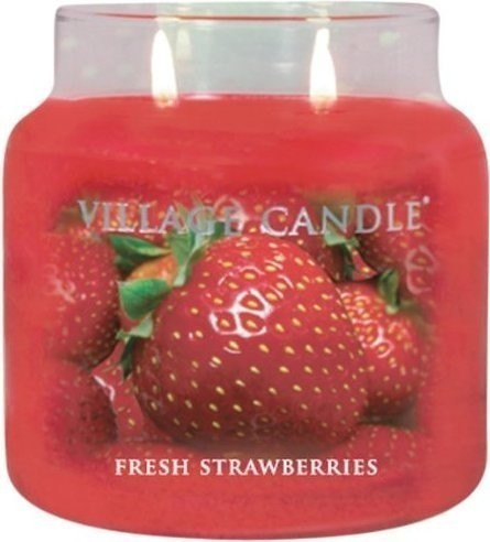 Village Candle Fresh Strawberries Jar (1219 g)