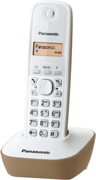 Panasonic KX-TG 1611 beige/blanc